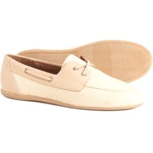 Sperry Mila Raffia Slim Flat Boat Shoes (For Women) size 8.5